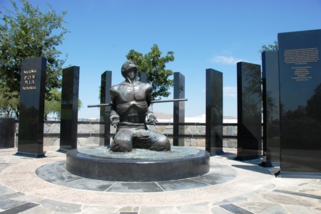 The National POW/MIA Memorial at Riverside National Cemetery. The National POW/MIA Memorial at Riverside National Cemetery.